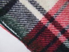 Vintage Tartan Wool Plaid Fabric 140cm x 1.8m