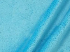 Minky Turquoise solid Soft cuddle fabric by the Yard 60” Wide