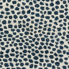 BALLARD DESIGN TULLY TEAL BLUE ANIMAL SPOT WOVEN FABRIC BY YARD