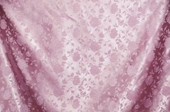 SATIN PINK BROCADE FLORAL JACQUARD BACKDROP FABRIC WEDDING BY YARD HOME DECOR