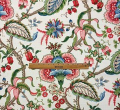 COVINGTON LEICESTER 100 MULTI LARGE FLORAL MULTIPURPOSE FABRIC BY YARD 54″W