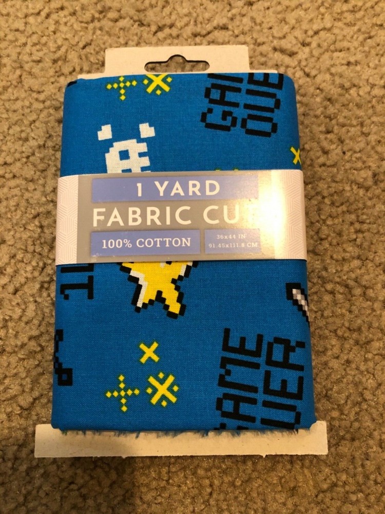 Brand New Minecraft Gamer Video “Game Over” – 1 Yard Pre-Cut 100% Cotton Fabric