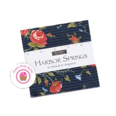 Moda HARBOR SPRINGS Minick & Simpson CHARM PACK 42- 5″ Quilt Fabric Squares