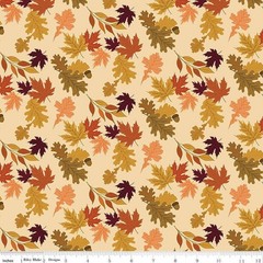 Autumn Leaves Fabric by the Yard or Fat Quarter | Riley Blake The Awe of Autumn