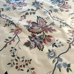 Atelier Originals Fabric Exclusive Screenprint 6+ Yds 53″ Jacobean Floral 1990