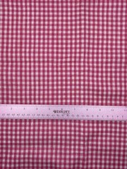 Pink Gingham Fabric Unbranded Cotton 34″ 2.75 Yards