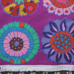 Kaffe Fassett Coll. , CARPET COOKIES, PWGP 192, Red, One Yard