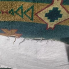 Cone Mills Chamois Flannel Fabric Southwestern Aztec Native Rare 59″ W x 72″ L