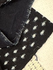 Japanese Boro Sashiko Kasuri Katazome Aizome Bundle. For Craft and Junk Journal