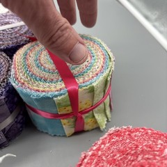 Lot Of 10 X 2.5” Jelly Roll Assorted Colors