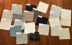 e. gaspard 22 pieces Mixed Lot 9″ Square Fabric Samples