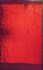Leila RED Sequins on Mesh Fabric by the Yard – 10050