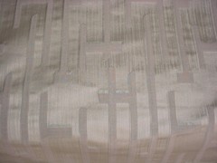 6-1/4 Scalamandre SC00126969 Tableau Silver Mauve Silk Lattice Upholstery Fabric