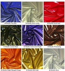 Shiny Metallic PVC Latex Pleather Stretch Fabric Vinyl Bodycon Dress Catsuit 54″