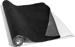 16.5in x 59in Black Microfiber Suede Effect Fabric – Perfect for Car Decoration