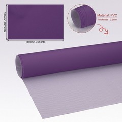 63×39.4in Faux Leather Sheets, Faux Leather Fabric Vinyl PVC, Light Purple