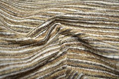 Dory Beaver Brown Gold Cream Grass-Like Chenille Texture Regal Upholstery Fabric