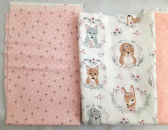 LOT OF 37 SCRAP FABRIC REMNANTS~3 LBS VARIETY ~ COTTON / COTTON BLEND /4 FLANNEL
