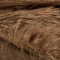 Sasha BROWN 2 Inch Long Pile Soft Luxury Faux Fur Fabric