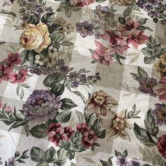 Fabric, French Country, Cottage Farmhouse 80″ x 60″ wide Upholstery @21