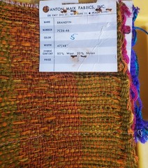 Vintage Anton Maix Inc. Brandyn Wool Blend Fabric 47″ (7C26-46) Germany