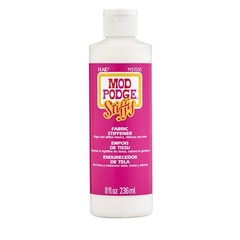 Plaid Stiffy Fabric Stiffener (8-Ounce), 1550 8 fl oz, White