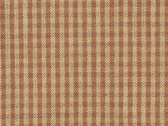 Brown Small Check Homespun Fabric | Primitive Rustic Cabin Cotton Fabric