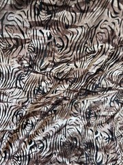 Brown Velvet Burnout on chiffon Fabric By the Yard 48″ W