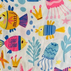 Ocean Quarters Fabric Bundles for Quilting, Cute Fabric for Baby Boy, Cotton …