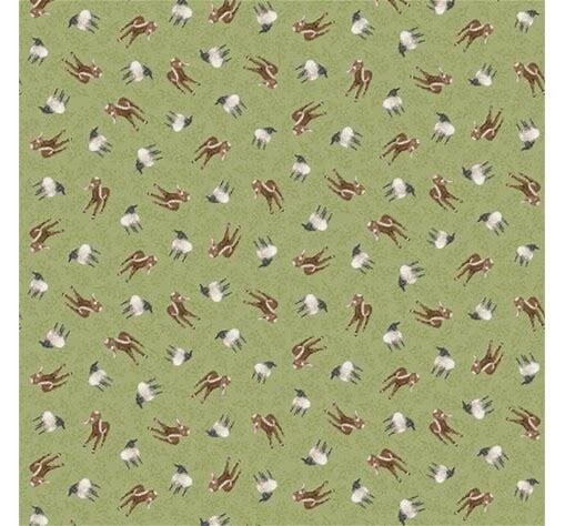 Beautiful Day Lambs Sheep Henry Glass the yard x 43 inches cotton