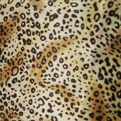 Small Brown Cheetah Pring Charmeuse Satin Fabric 58″ By The Yard Animal Print