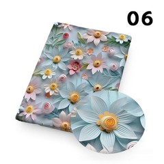 Printed Artificial Leather Sheets Synthetic PVC Leather Fabric Roll DIY Handbags
