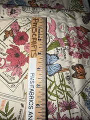 MODA My Secret Garden 100% cotton fabric by yard 36×44 20981 11 Garden Seed imag