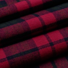 Red and Green Tartan Plaid Cotton Flannel Fabric – 60″ Wide – Sold by the Yard
