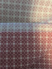 Vintage 1989 N.T.T. Calico Cotton Quilting Fabric mauve tiny squares 4 yards NOS