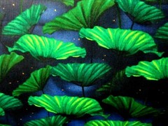 New Off the Bolt; Kanvas Moonlite Lily pads 100% Cotton. BTY 36X43