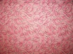 SEWING NEEDLES SILVER PINK COTTON FABRIC BTHY