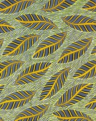 African Fabric/ Ankara – Yellow, Chartreuse ‘Strength Bends Not Breaks,’ YARD