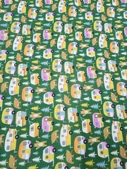 MDG Camping Digitally Printed Cotton Quilting Fabric 45″ wide crafting/sewing