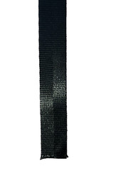 1″ Black Polyester Webbing Strap 5 yards, washable purse craft handle heavy duty