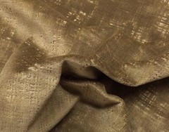 DONGHIA HEIRLOOM VINTAGE TAUPE VELVET WORN LOOK FURNITURE FABRIC 1.6 YARDS 51″W