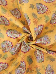 Thanksgiving Turkey Fabric, by the Yard