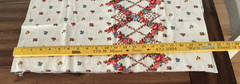 NEW VINTAGE LOOK FABRIC, 2/3 YARD, RED BLUE FLORAL, CRANSTON PRINT WORKS