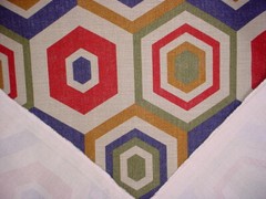 1-1/4Y Lee Jofa Groundworks GWF-2901 Hexagon Tile Linen Print Upholstery Fabric