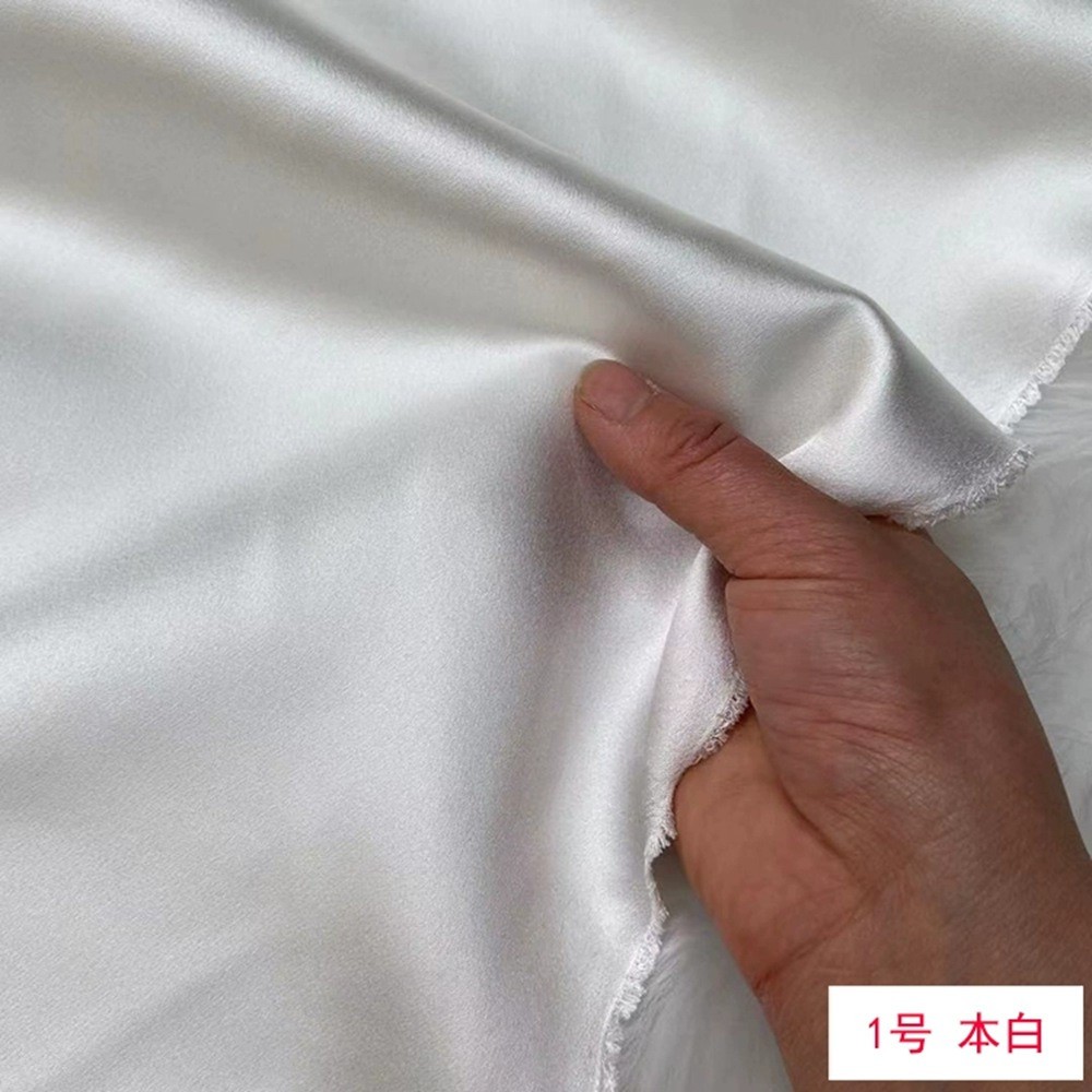 The Highest 40mm 100% Mulberry Silk Charmeuse Satin Fabric By Half Yard