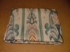 2.8 Metres iLiv Incanto Chalk Blue Ikat Curtain Upholstery Cushion Fabric