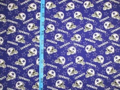 Dallas Cowboys Football on 100% Cotton Fabric by the 1/4 Yard: 9″ x 57″ (NFL)