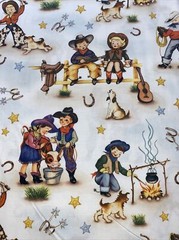 Country Rodeo Home On The Range Michael Miller Cotton Fabric 1/2 Yard 18 By 44”
