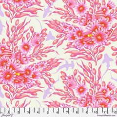 Free Spirit Tula Pink “Floral Reef” Shadow Sharks Delphine *By The Half Yard*