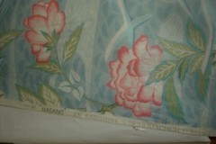 6.5 Yds Schumacher Fabric Nagano Chintz Asian WaterGarden Upholstery 54″ x 234″